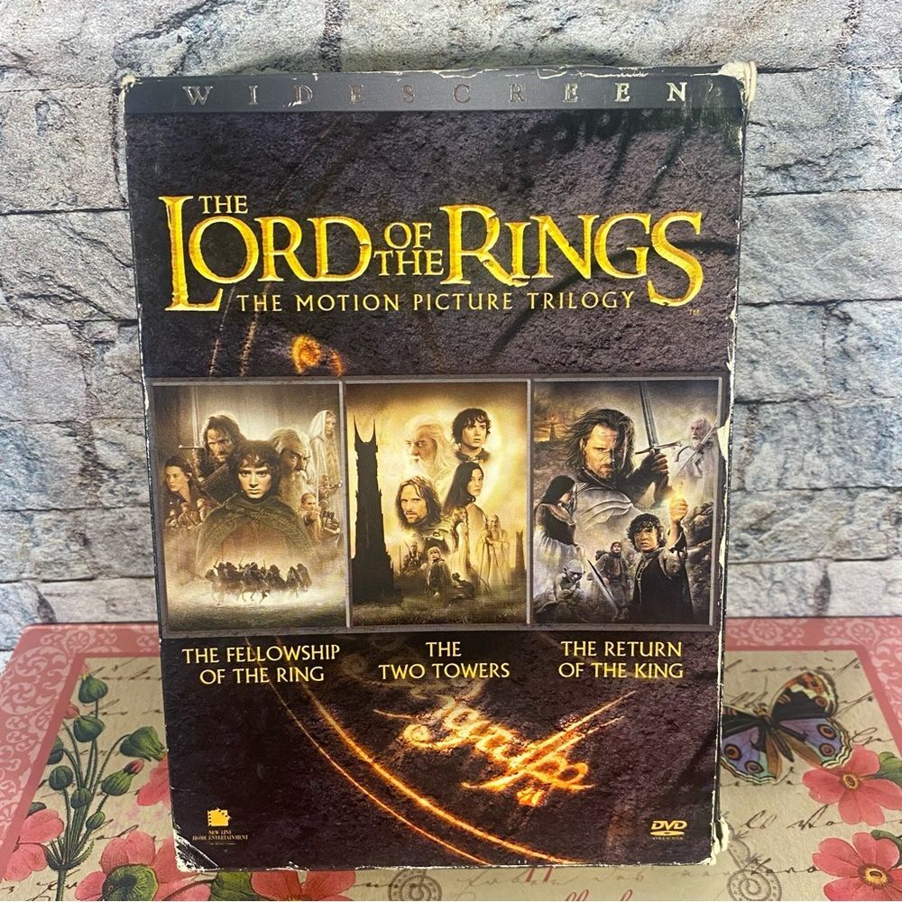 The Lord Of The Rings Dvd Set Trilogy Wide Screen 3 Disk Set PG 13
